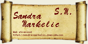 Sandra Markelić vizit kartica